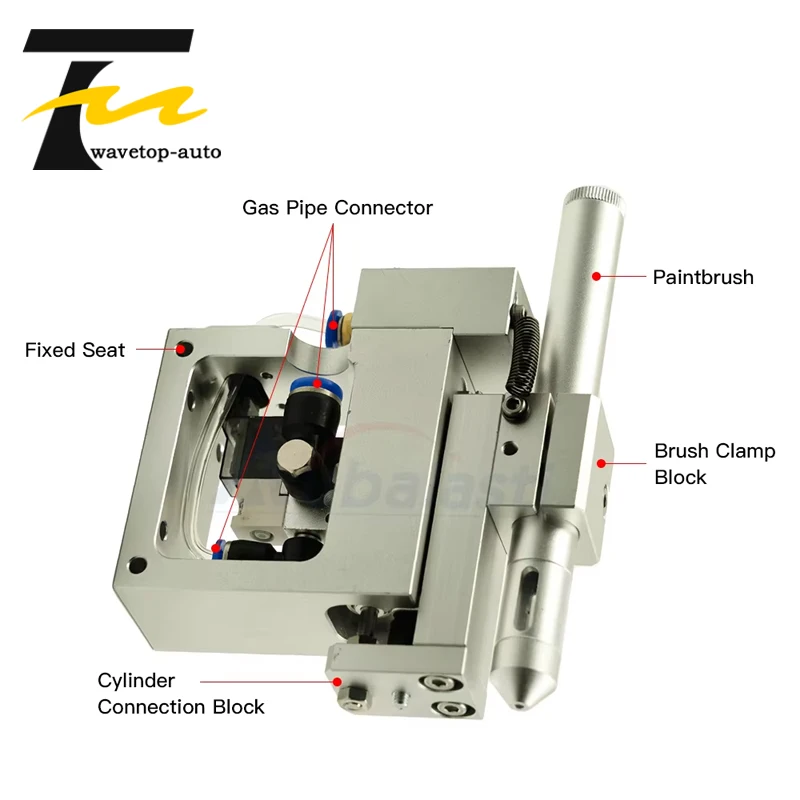 Wavetop-auto Pneumatic Paintbrush Vibrating Knife Lift 15mm for Marking Writing Text and Drawing Graphics