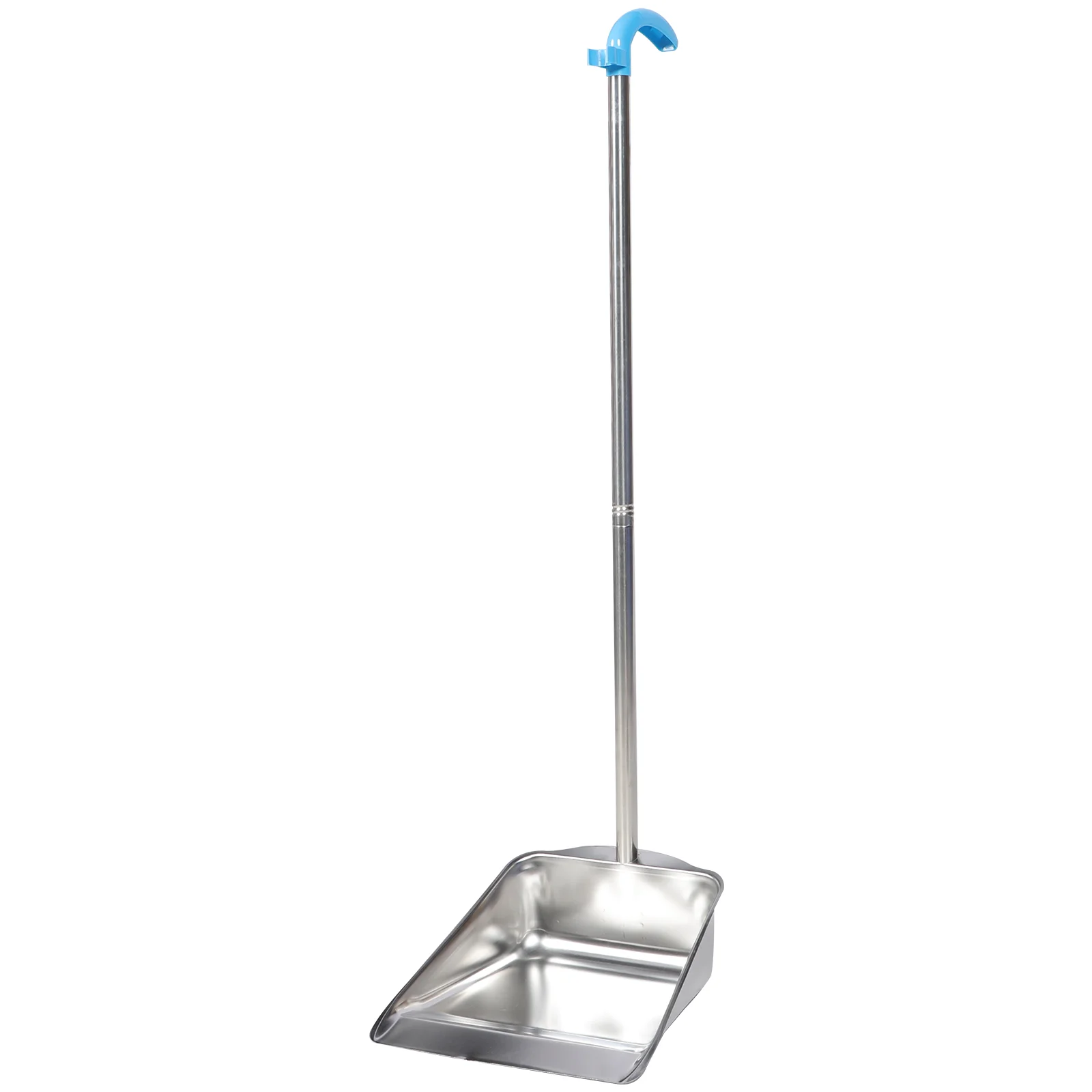 

Trash Can Long Handle Stainless Steel Office Saucepan Square Dustpan Plastic Stand up Garbage Cleaning Supplies