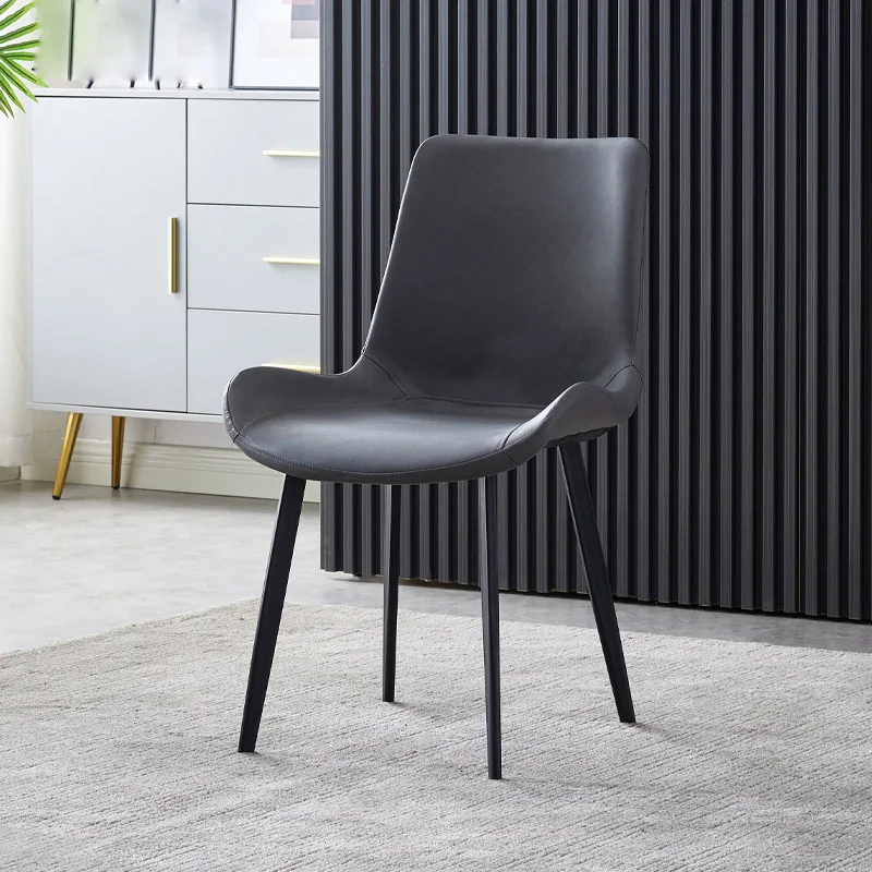 

Современный простой итальянский домашний минималистичный интернет-стул для знаменитостей, отеля, ресторана, маленькая квартира, элитный обеденный стул для рукоделия