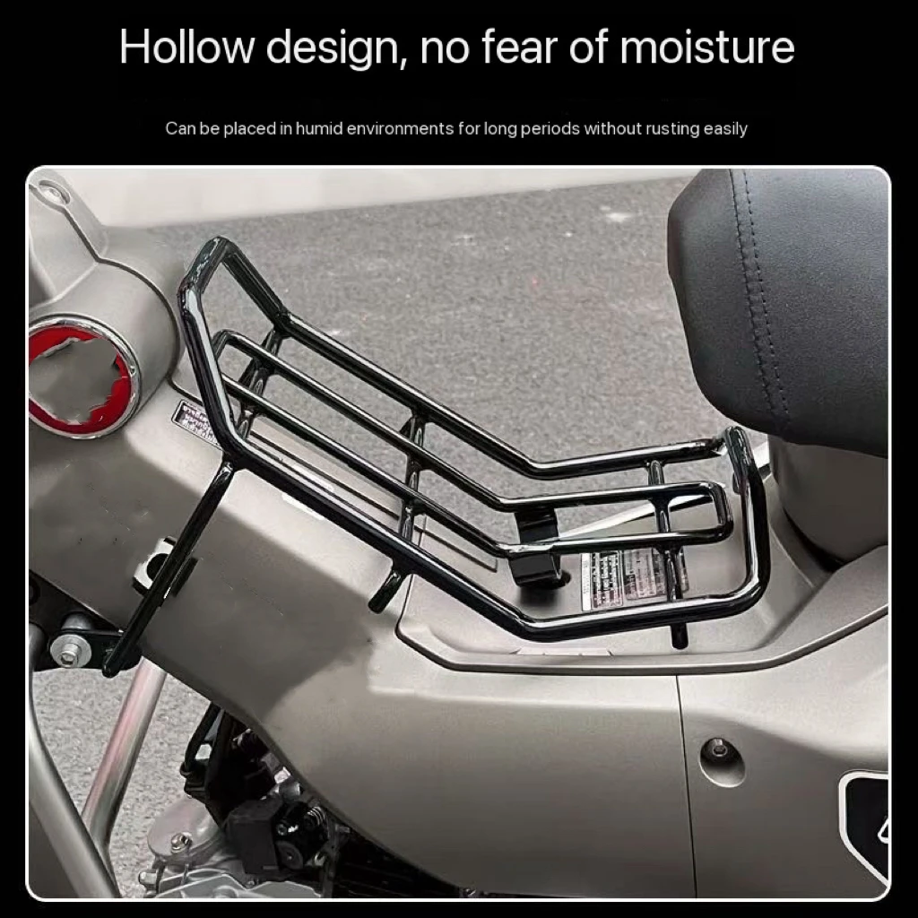 Middle Mount Luggage Rack for Honda Hunter Cub CT125 JA65 JA55, Motorcycle Center Storage Shelf Bracket, Retro Cargo Holder for