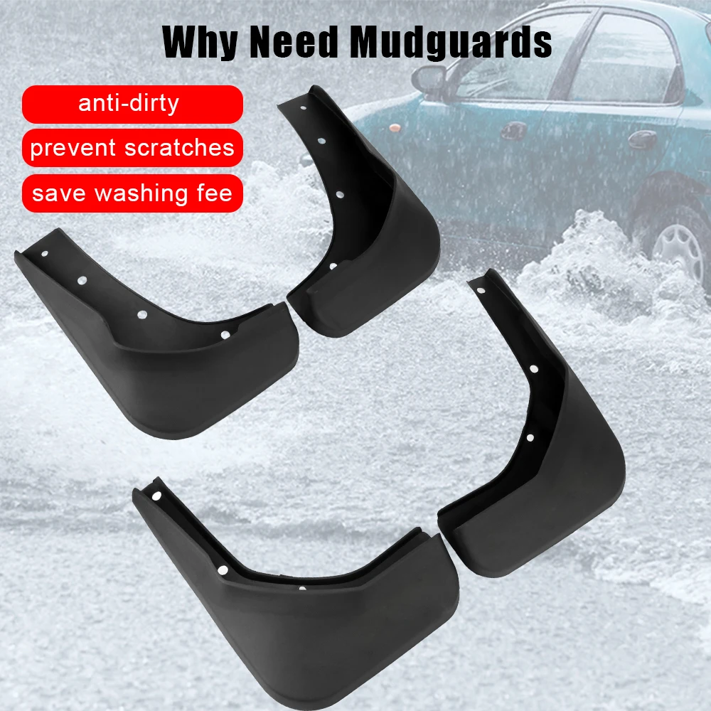 Mudguards Fender Car Accessories For Ford Kuga Escape 2013-2019 Front Rear Mud Flaps Splash Guards ABS