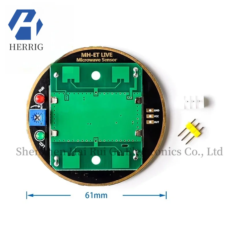 

1PCS Wireless Microwave Radar Sensing Module HB100 Wireless Smart Detector 10.525GHz Sensor