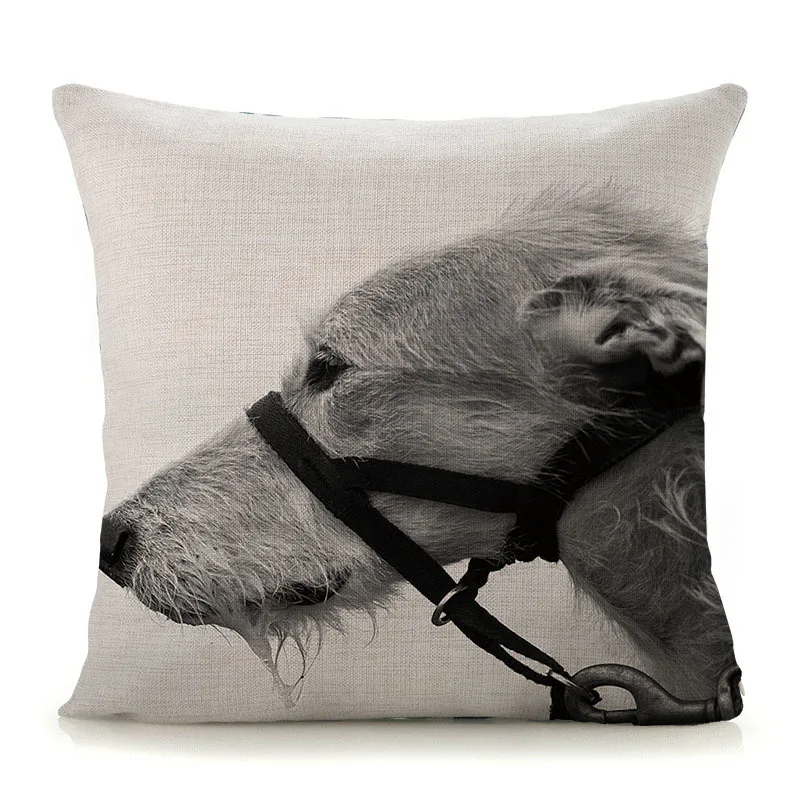 Cozy Greyhound printed couch cushion cover home decorative pillows 18