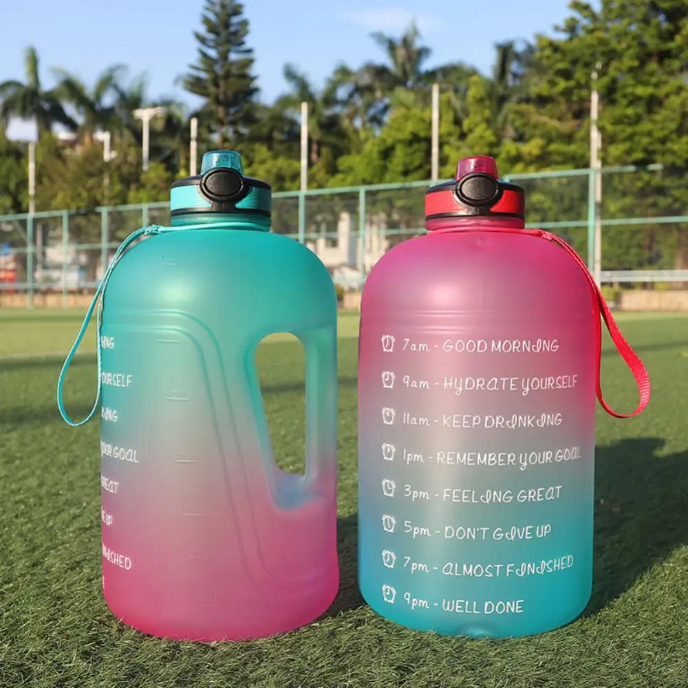 Outdoor Water Bottles Carrying Handle One Key To Open Heat Resistant Nice Sport Bottle Large Capacity Sports Water Bottles Light