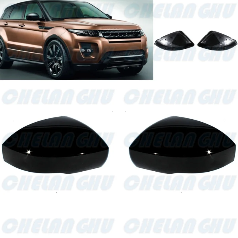 

car acesssories For Land Rover Range Rover 2014 2015 2016 2017 2018 2019 1 Pair Black Painted Mirror Hoursing Cover Cap