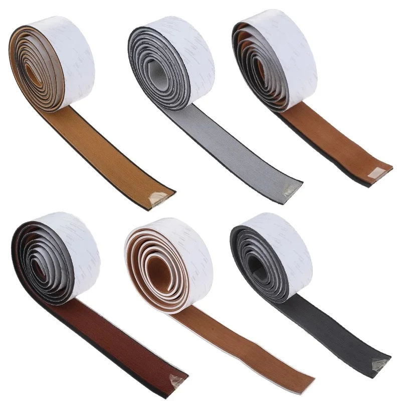 2400x57x6mm Self-Adhesive EVA Foam Faux Teak Boat Flooring Waterproof Marine Yacht Decking Sheet Striped Pad