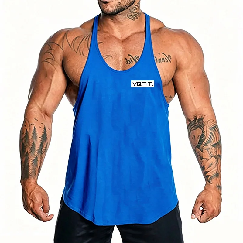 Men's Lightweight Quick Dry Running Vests Racerback Sleeveless Gym Tank Top Breathable Workout Shirt For Fitness Training