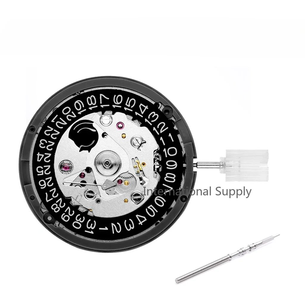 Japan nh35 nh35a 24 Schmuck hochpräzise mechanische Automatik werk schwarz Tag Datum 3 Uhr Krone