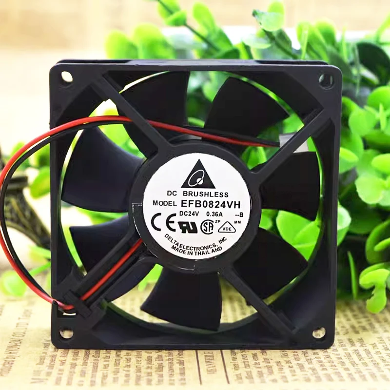 Original EFB0824VH 24V 8025 elevator frequency converter fan DC 8CM cm 80 * 25MM