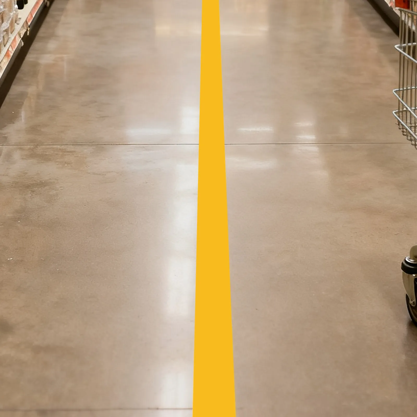 1 rouleau de ruban adhésif jaune pour terrain de pickleball, durable, résistant aux intempéries, pour marquage temporaire des sols sportifs en extérieur et en intérieur