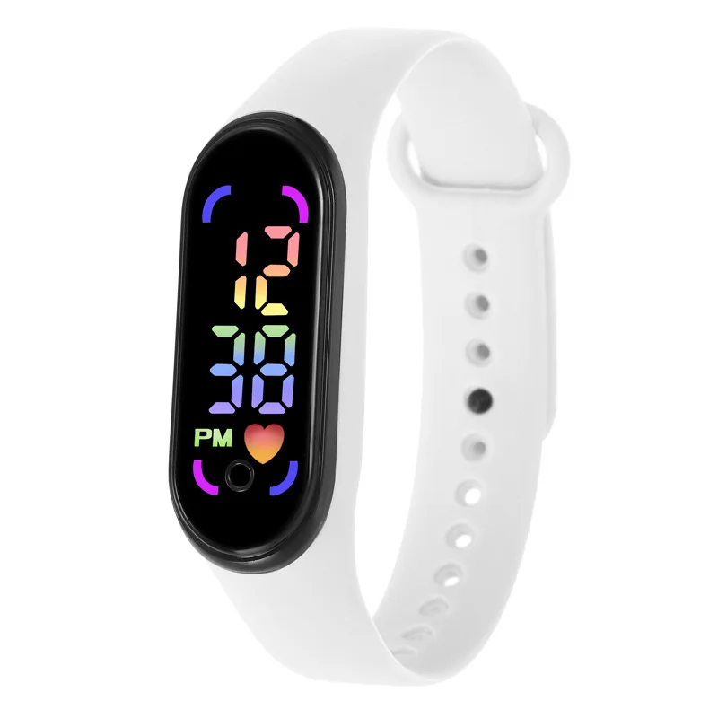 2025New ساعة رياضية الرجال معصمه النساء LED عرض الرياضة في الهواء الطلق اللياقة البدنية ساعة معصمه ل Xiaomi 9 mi 8 Redmi 10 متعدد الألوان