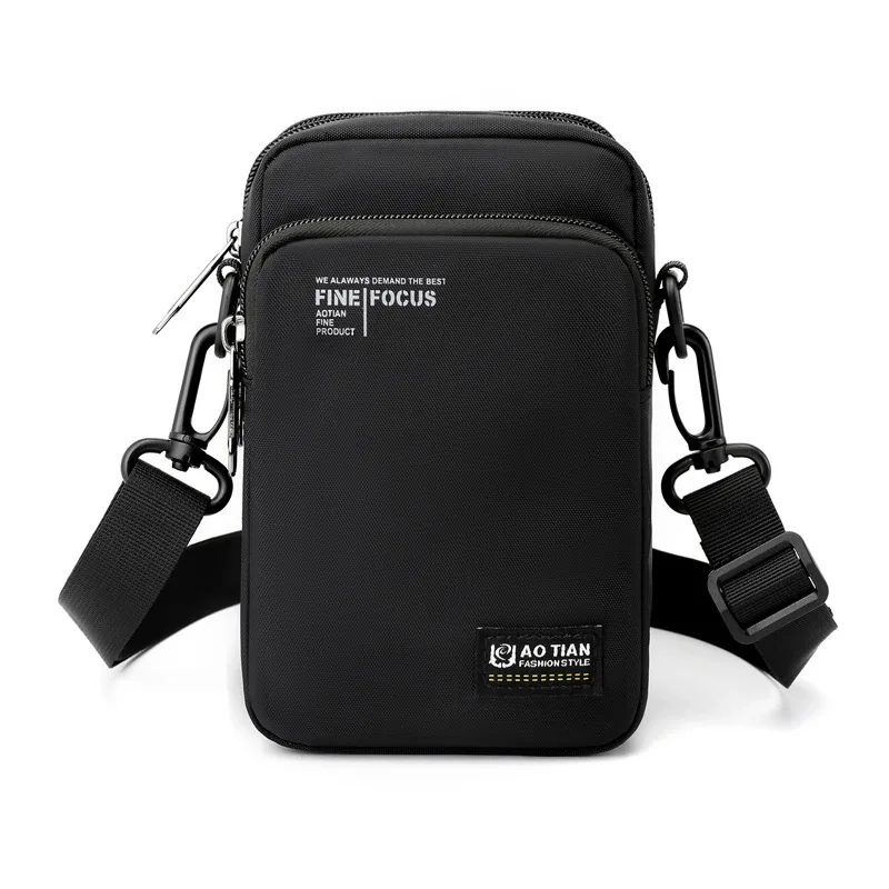 New Mini Casual Mobile Shoulder Bag Fashion Trend Oxford Fabric Crossbody Bag Unisex Multi Functional Waist Pack for Sports