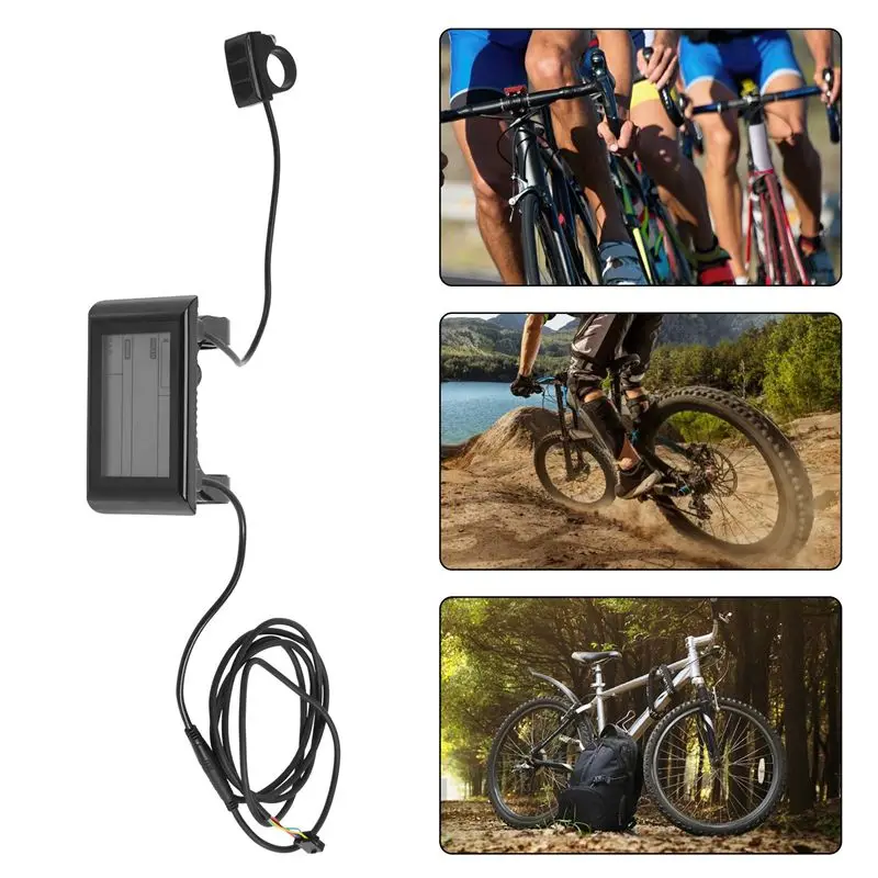 NEW HOT In Stock-SW900 Ebike LCD Display 36V E-Bike LCD Meter Panel Display For Electric Bike Computer Ebike Accessories