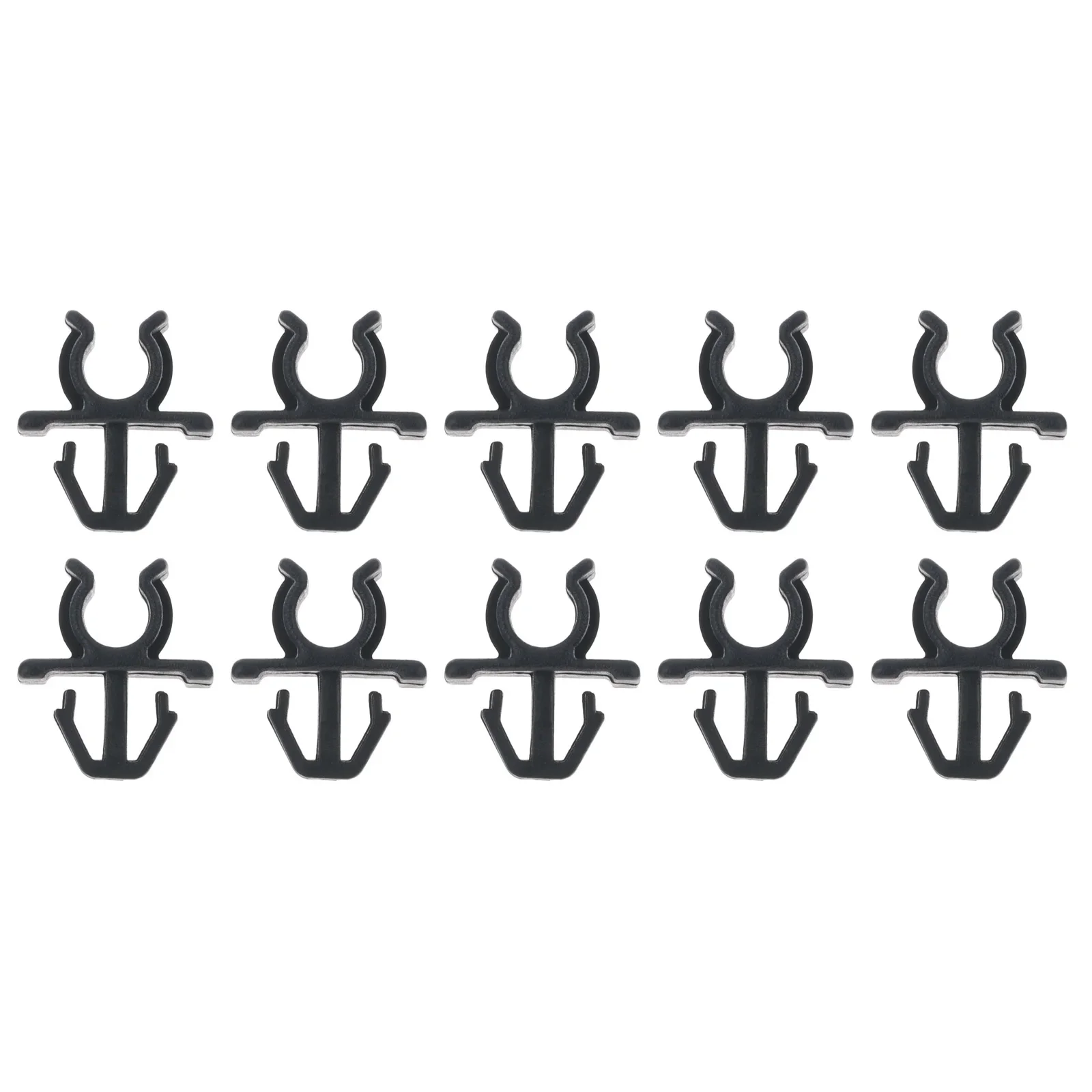 

10Pcs Black High Quality Plastic Car Hood Prop Rod Clips Auto Hood Prop Rod Clip Accessories for Nissan Fastener