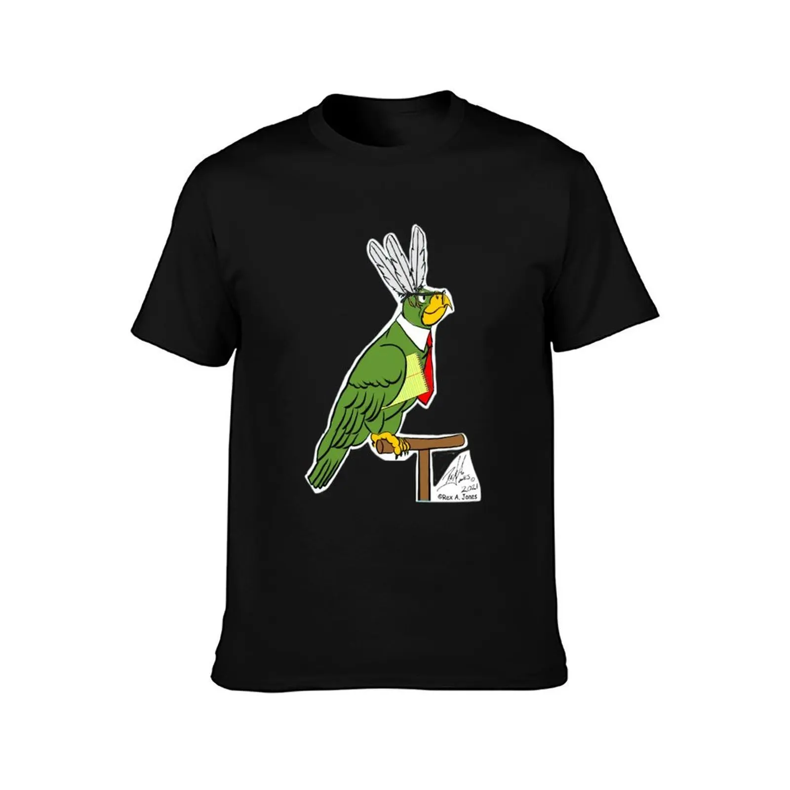 Oscar as a Secretary Bird T-Shirt Sport Basic Moisture Wicking Tee T-Shirt