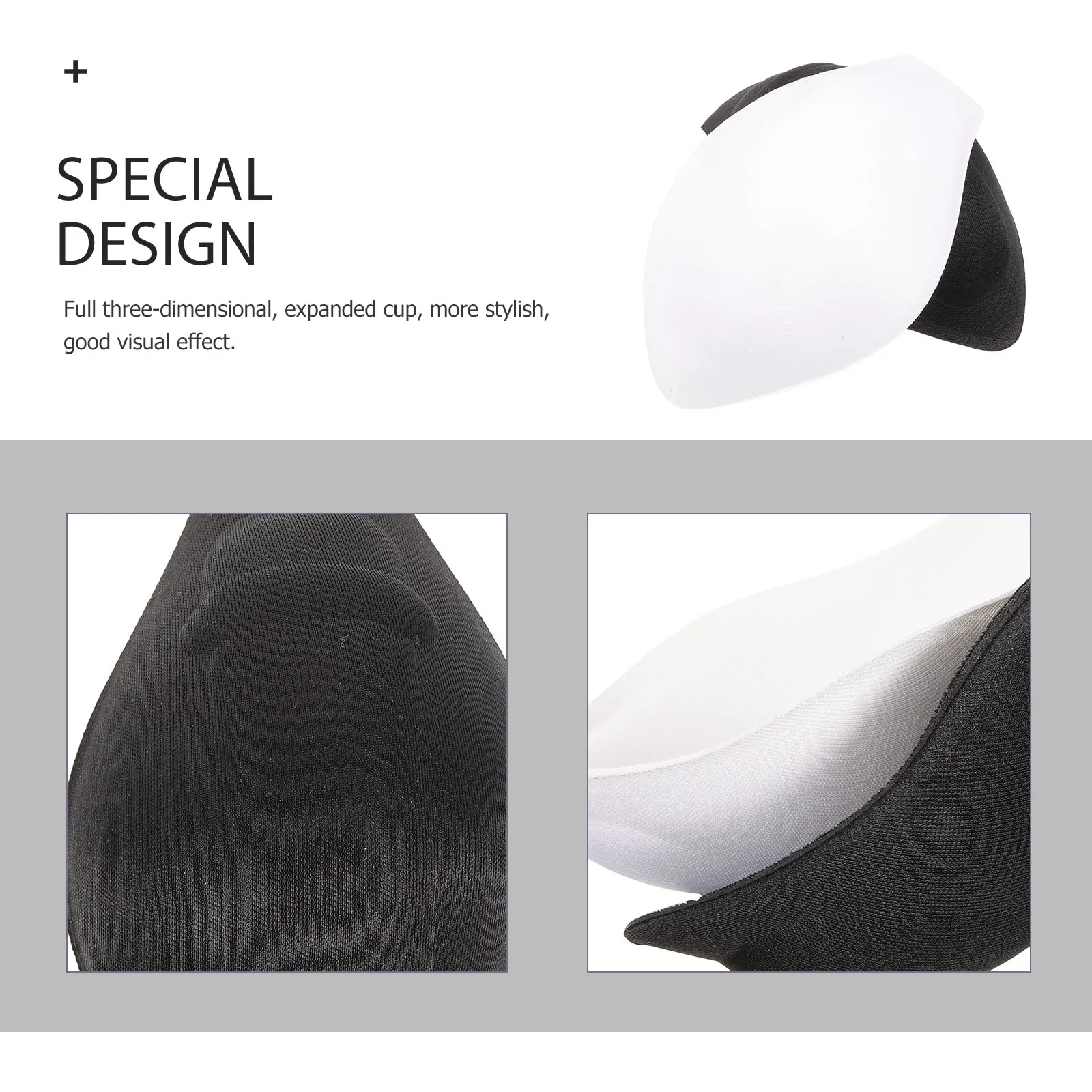 

2pcs Sponge Underwear Pad Bulge Pads Removable Insert For Stylish Support Comfortable Fit Mens Swim Trunks