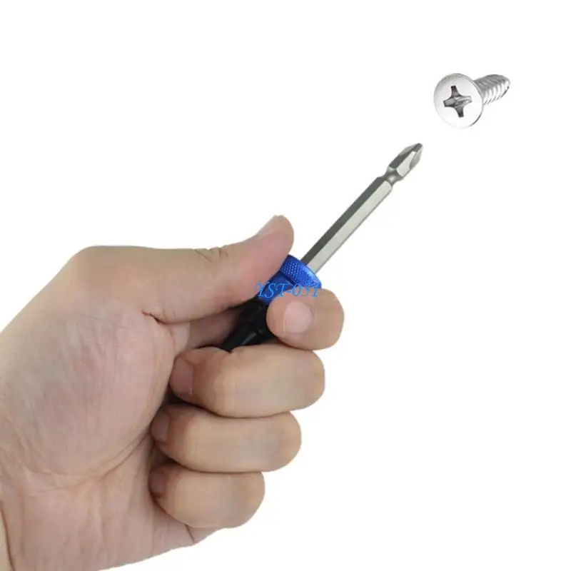 E15A Professional 1/4inch Hexagonal Bit Holders Set 6PCS for Quick Screw Tightening