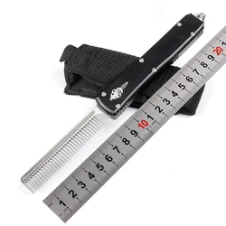 Multiple UT Comb, Outdoor Camping EDC Automatic Telescopic Technologies, Portable Window Breaking Survival Tool Comb