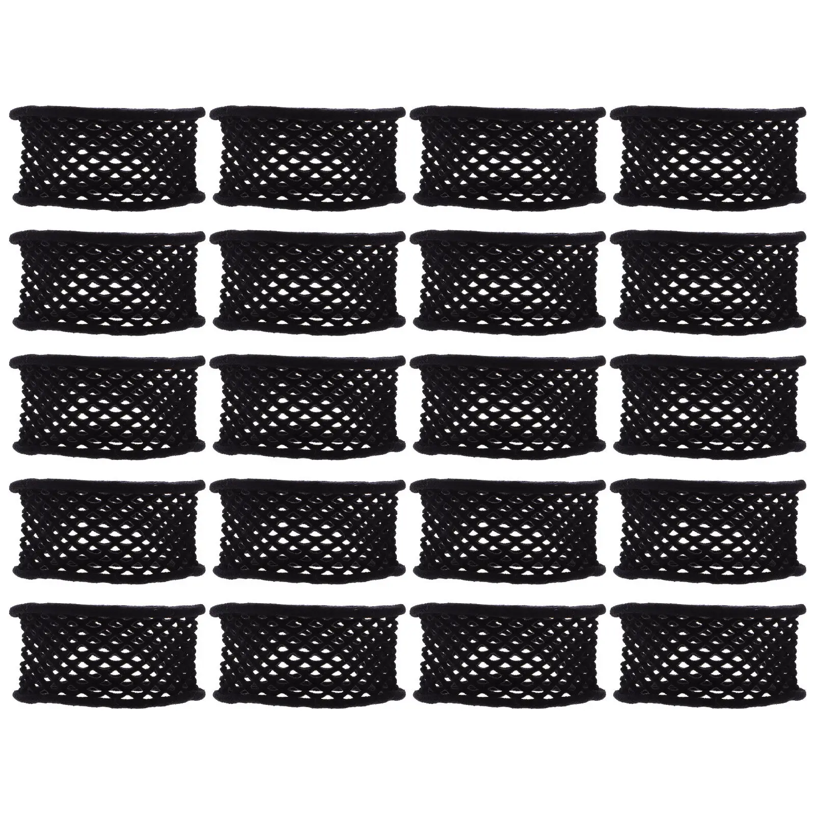 

20Pcs Fashionable Wide Hair Scrunchies Reusable Elastic Hair Bands for Women Gentle Hold No Pull Ponytail Holder Daily Styling