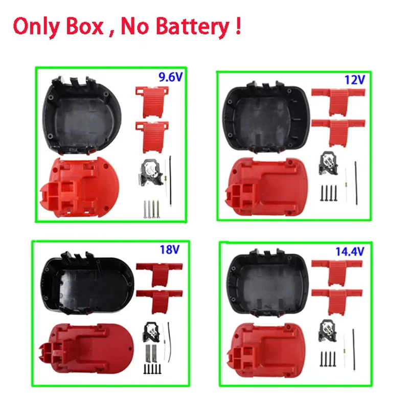 Battery Plastic Case Housing for Bosch 9.6V 12V 14.4V 18V Tools Batteries Nickel-cadmium Nickel Metal Hydride Battery Housing