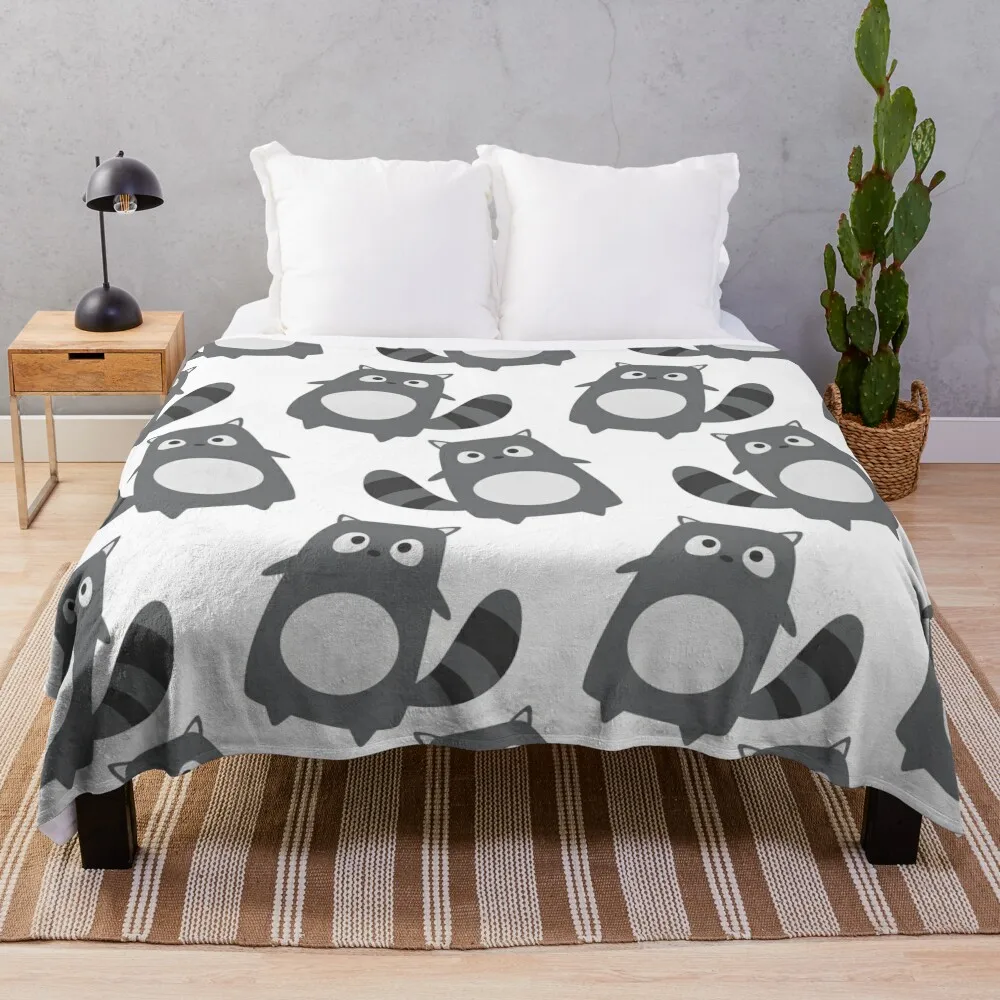 

Racoon Throw Blanket Dorm Room Essentials Blanket Fluffy