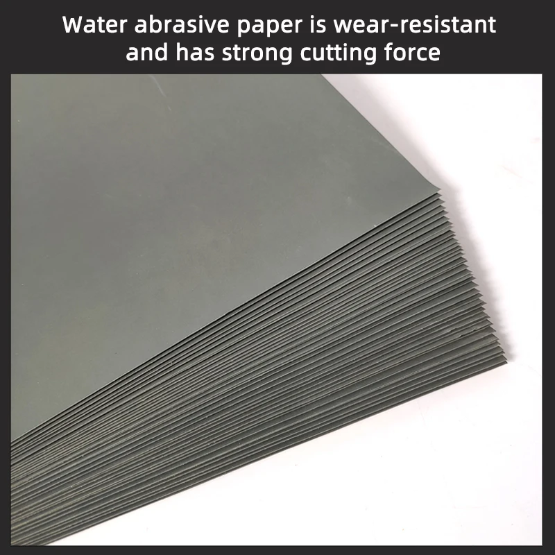 Papel de lija 3M 401Q P1200/1500/2000/2500 pulido para superficie de pintura de coche, reparación de arañazos, papel de lija de pulido con agua