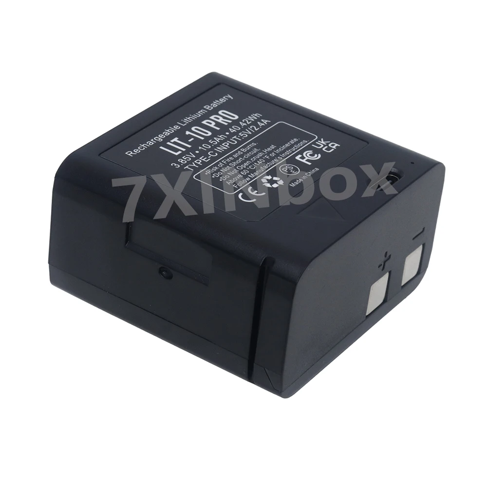 7XINbox LIT-10 10500mAh Replacement Battery For SPYPOINT Cell-Link 10, LM2, Link-Micro Cellular Trail Camera Upgrade Battery 1pc