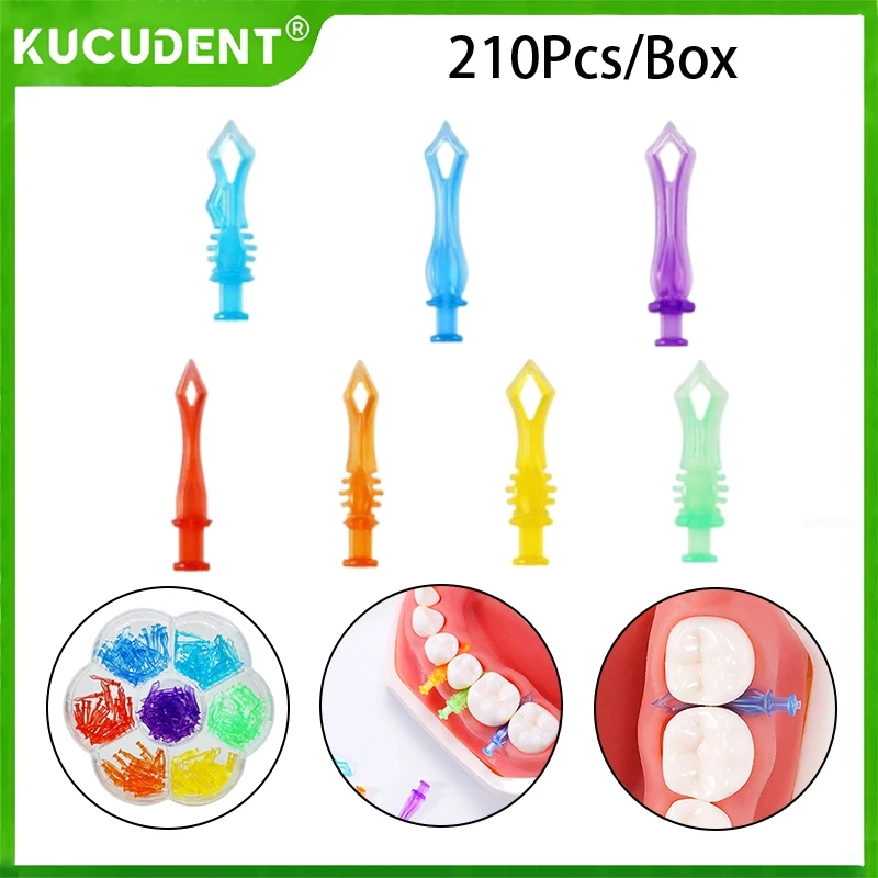 

210Pcs/Box Dental Diamond Wedges Plastic Interdental Wedge Disposable Autoclavable Teeth Fender Barrier Dentistry Accessories