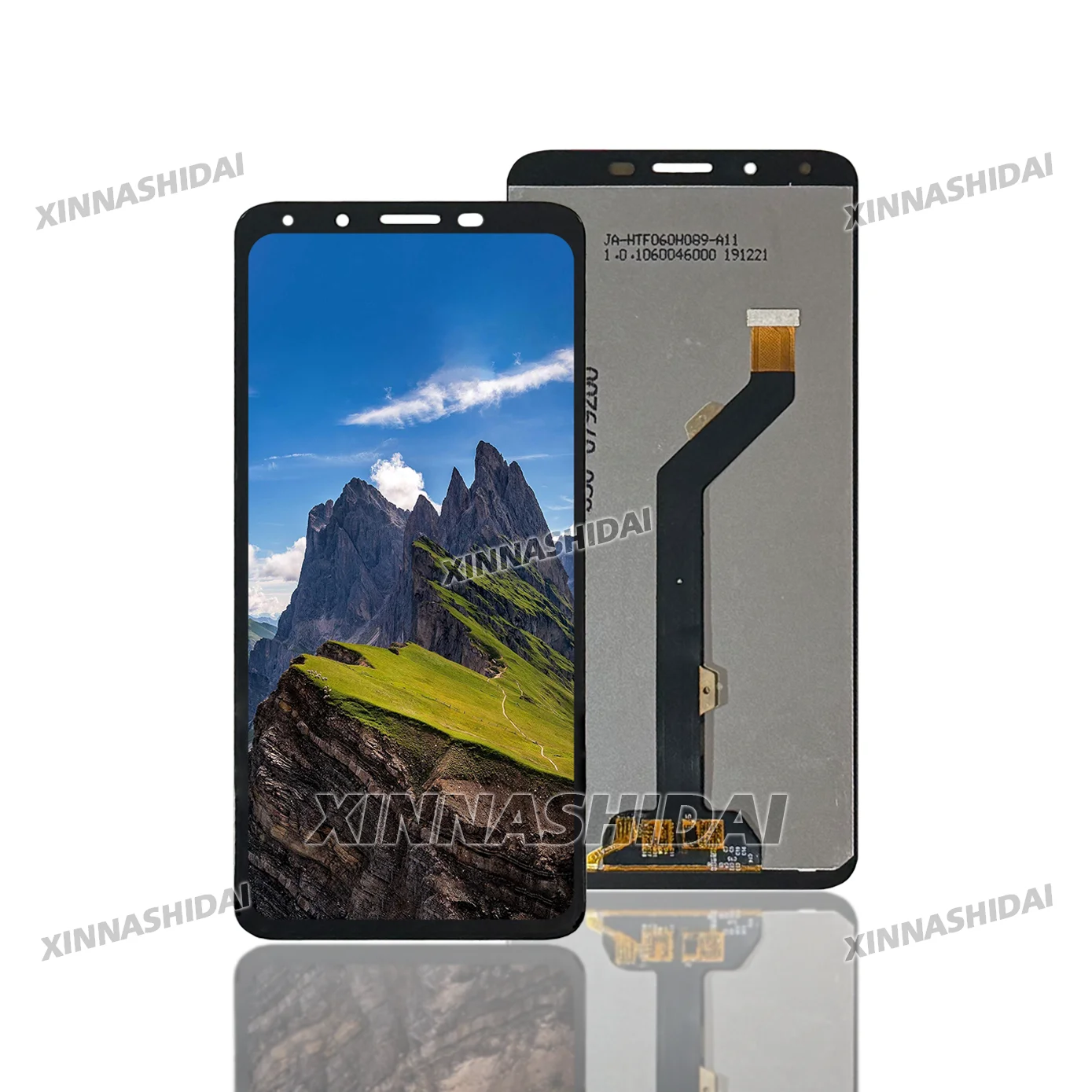 6.82 "جديد ل انفينيكس X606 شاشة الكريستال السائل مجموعة المحولات الرقمية لشاشة تعمل بلمس لوحة زجاجية X606 استبدال