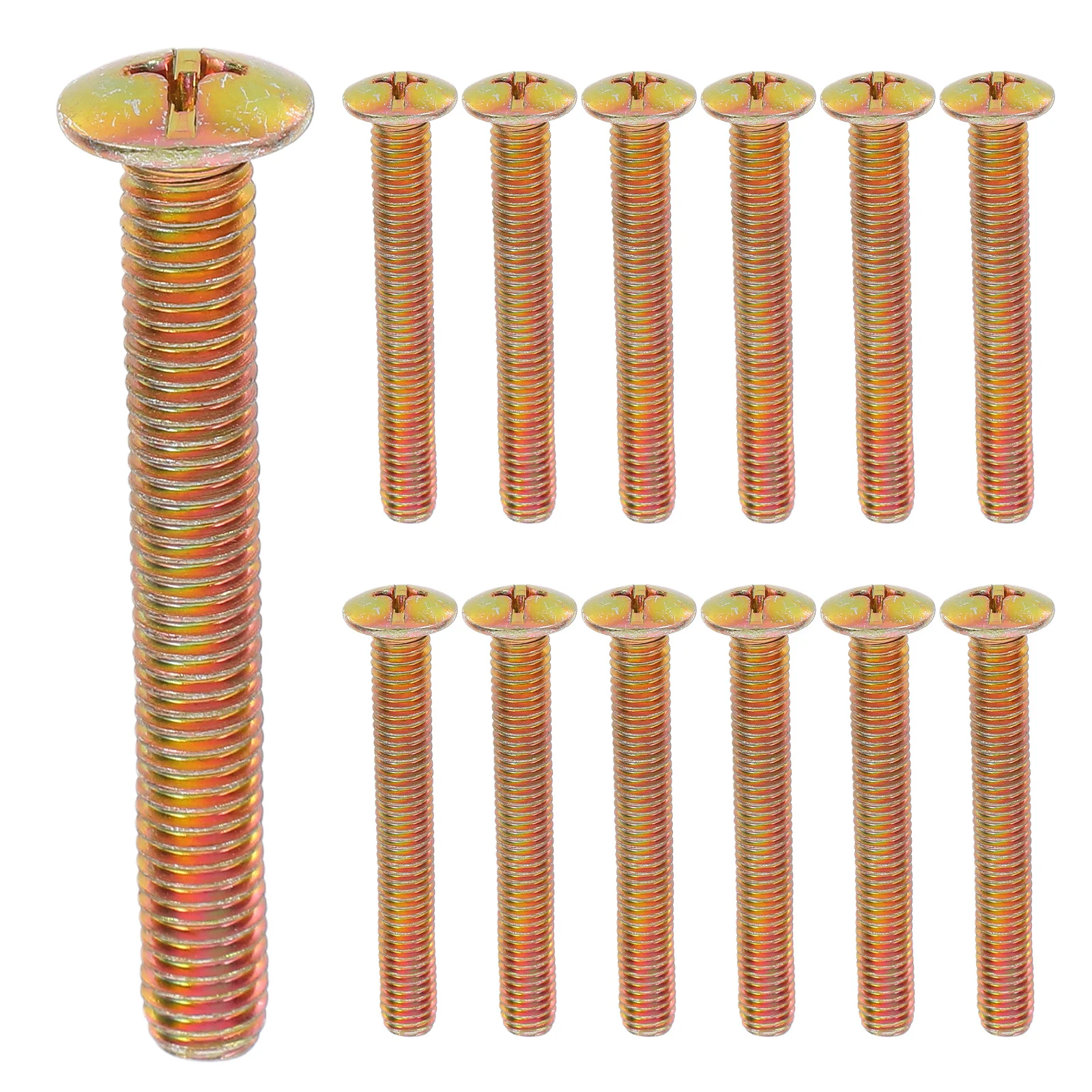 

20pcs Furniture Screws Cold Rolled Steel Bed Frame Hardware Sofa Bolts Replacement Parts Couch Legs Fixing Accessories