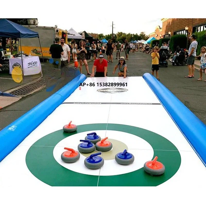 Portable Street  Mobile Stick Sport Curling Alleys Floor  Hockey Practice Boards Synthetic Ice Fast Assembly Ice Rinks