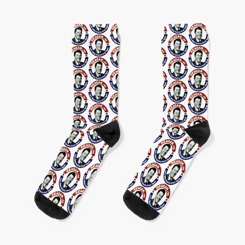 Reagan In `80 Socks cute Wholesale hockey Designer Man Socks Women's