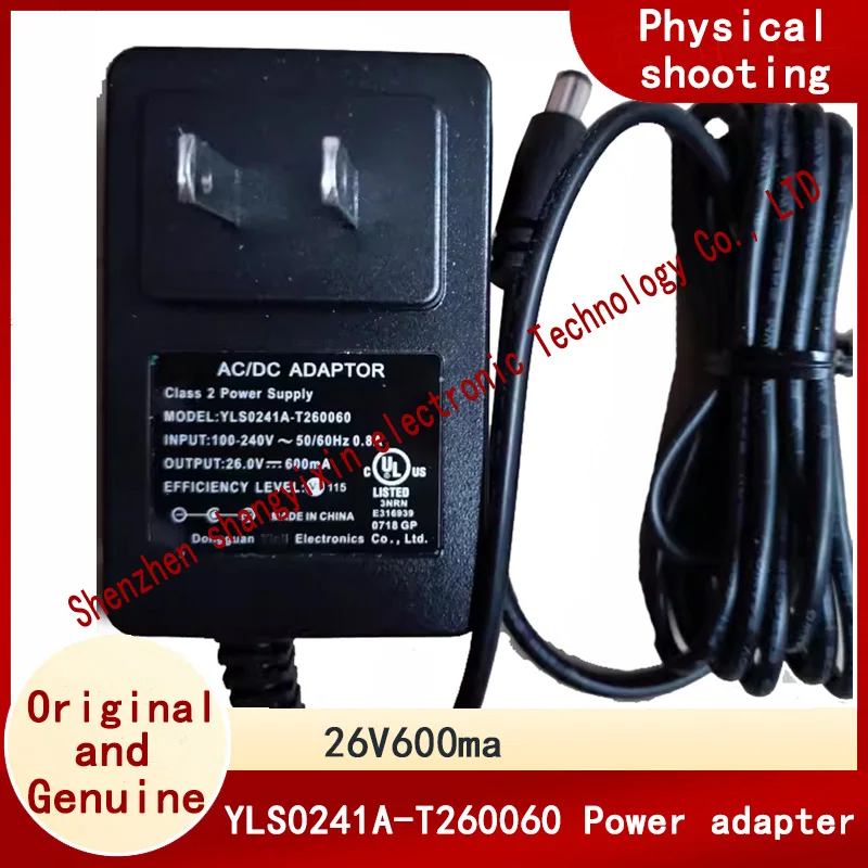 

Original vacuum cleaner 26V0.5A universal power supply D18 charger Charging cable YLS0241A-T260060 plug 26V600ma