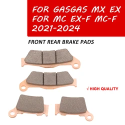 Front Rear Brake Pads For GASGAS GAS GAS EC300 MC125 EC-F ECF MC-F MCF 85 125 250 300 350 450 2021 2022 2023 2024 Accessories
