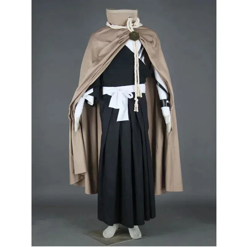 Anime Bleach Kurosaki Ichigo Costume Cosplay Die pa Unisex Grim Reaper Kimono Abiti e accessori Costumi di Halloween Party Cos