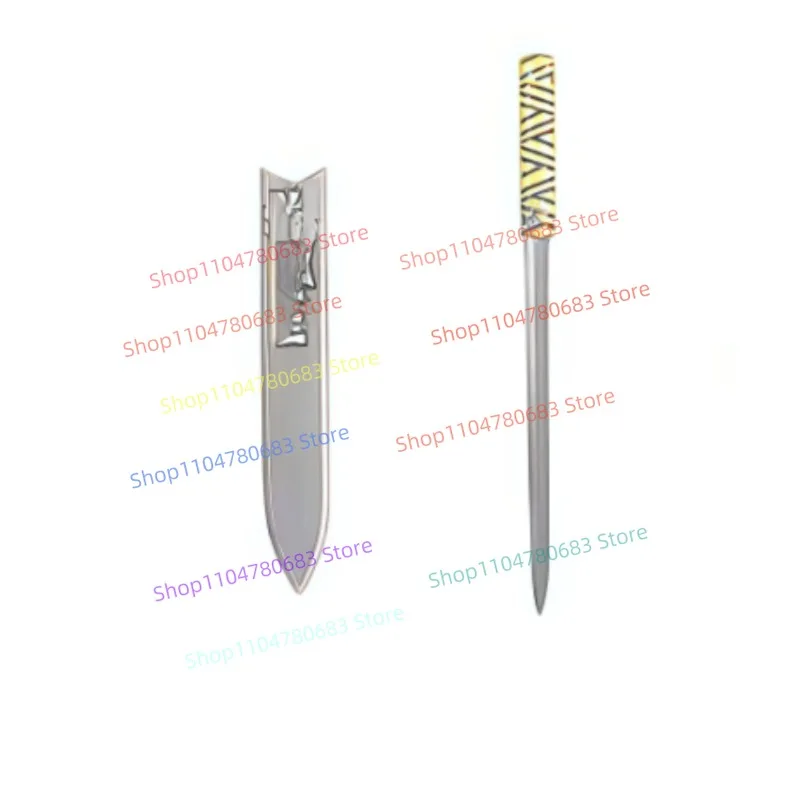Klocki MOC Mini Figurka Miecz i Scepter Akcesoria Model do Składania Ekspozycja Anime TV Zabawka Dekoracja na Biurko Prezent