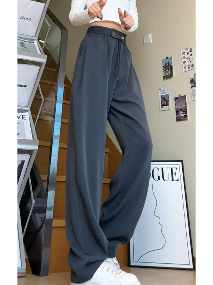 

Cleanfit Premium k ey Men's Casual Straight Leg Trousers High Street Sle Spring Season Loose Fit Long Pants