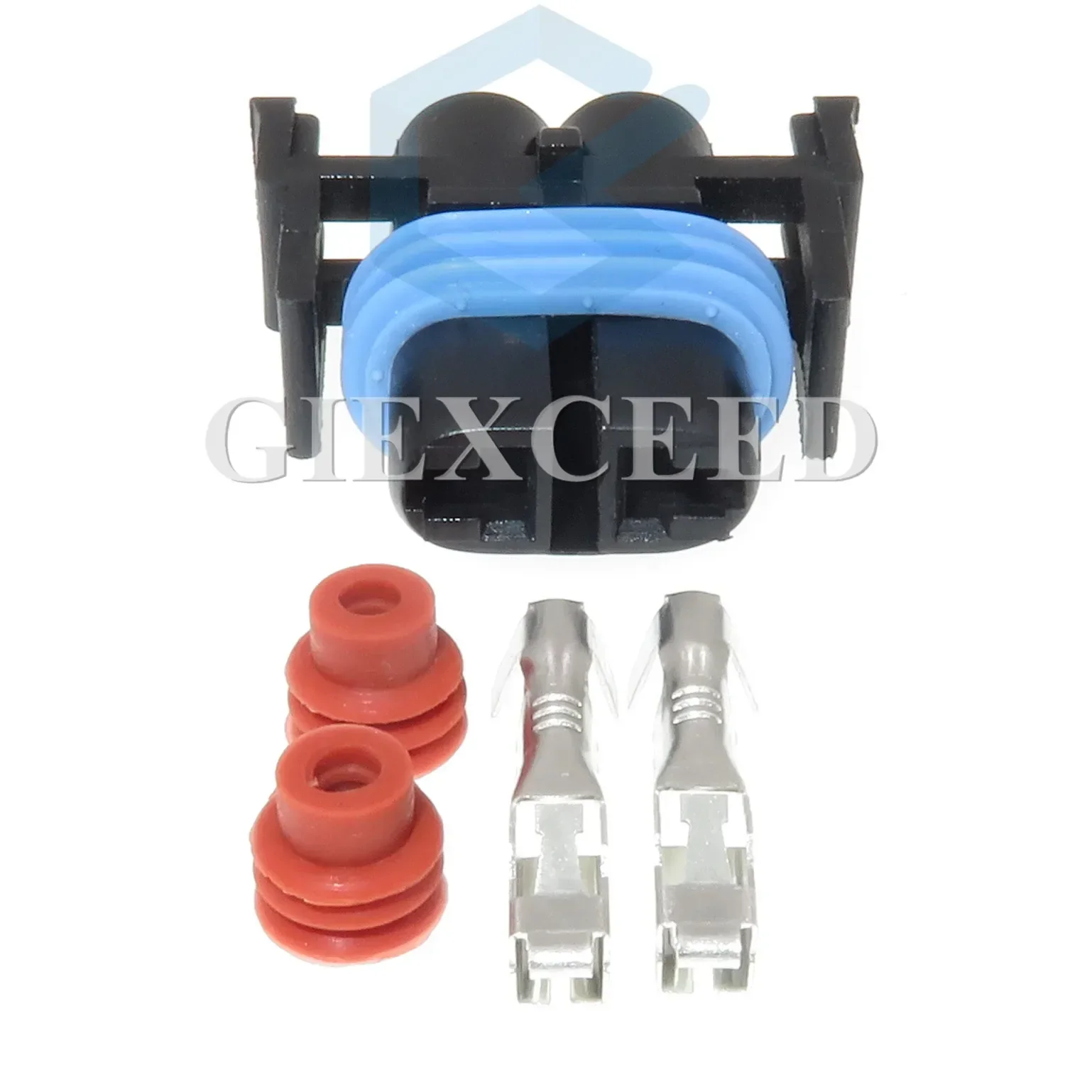 2 Sets 2 Pin MG652520-5 Car Headlight Fog Lamp Holder Connector AC Assembly H11 H8 881 Light Socket High Temperature Resistance