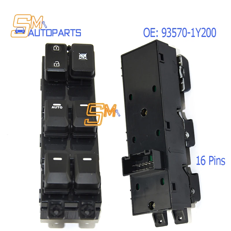 High Quality Power Window Control Switch 93570 1Y200 For KIA Morning Picanto 2011-2016 93570-1Y200 935701Y200