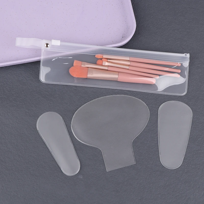 【1Pcs Pen Cover Makeup Brushes Net Protector Guard Elastic Mesh Beauty Make Up Cosmetic Brush】