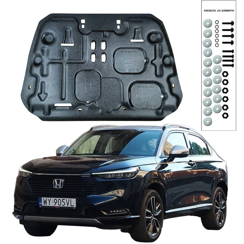 

Higher Quality Alloy Under Engine Guard Mudguard Board Splash Shield Mud Fender Plate Panel For Honda HR-V 2023-2024 1.5T 2.0L