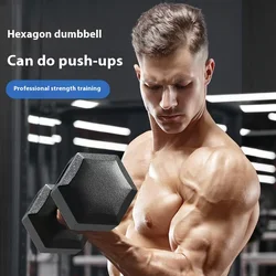 Hexagonal Dumbbell 6/10kg 2 PC Dumbbell  Barbbell Crossfit Fitness Strength Exercise Gym Dumbbells Sports Equipment