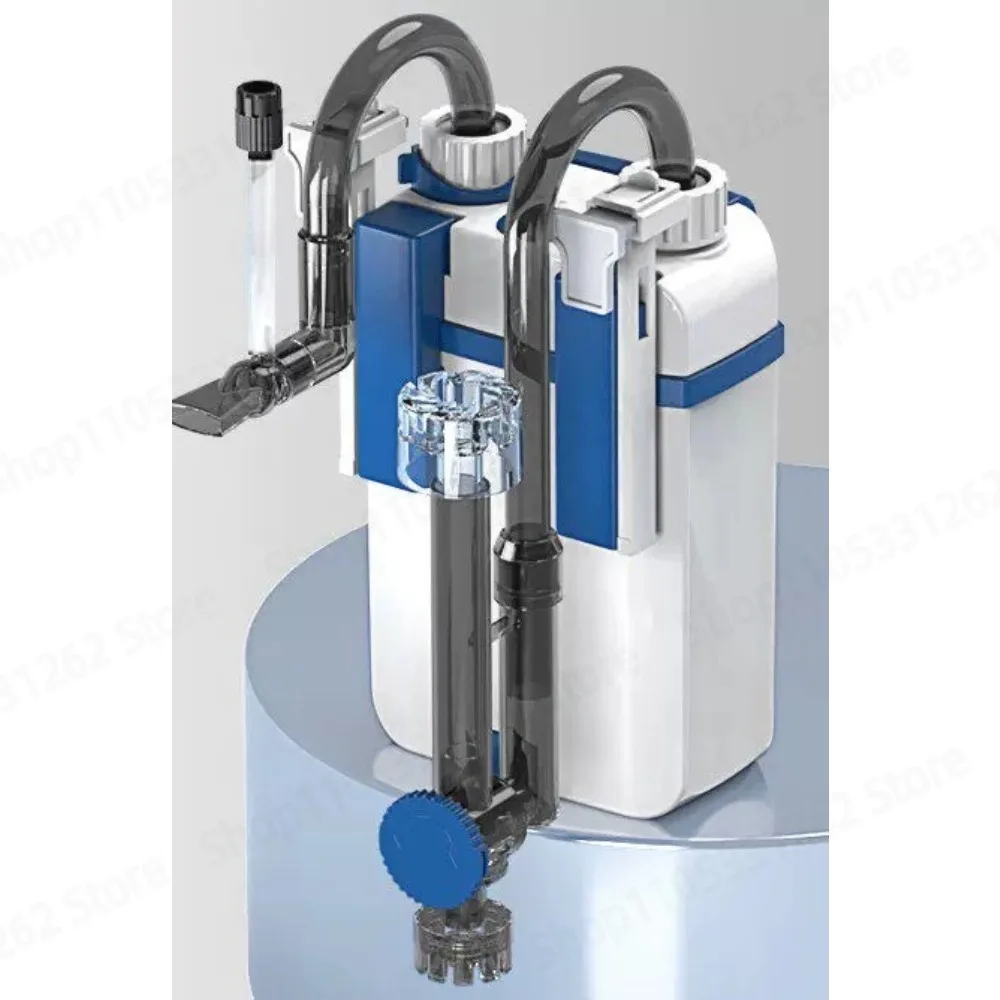 Wall Mount Aquarium Filter 3 In 1 Oxygen Water Circulation Filtration Pump For Fish Tank 8W 6W