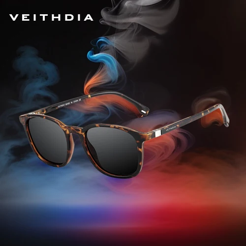 VEITHDIA gafas de sol polarizadas clásicas para hombre protección UV400 gafas fotocromáticas para conducir gafas de sol de moda para dama FA75200