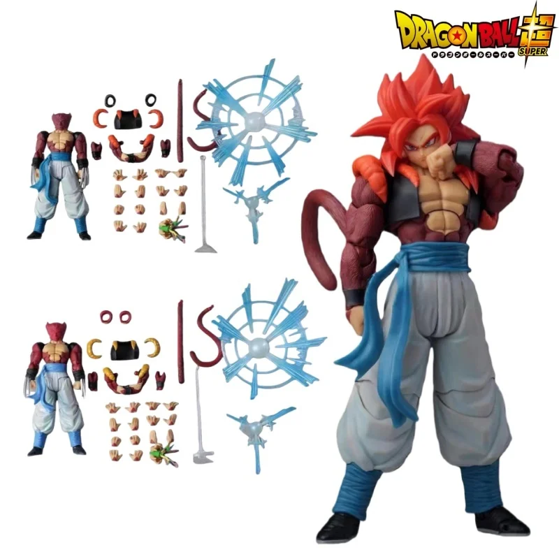 

New Hot Product Reservation Tonsen/Kamione Studio Dragon Ball Fusion Warriors Ssj4 Gogeta 1/12 Movable Model Gifts Toys