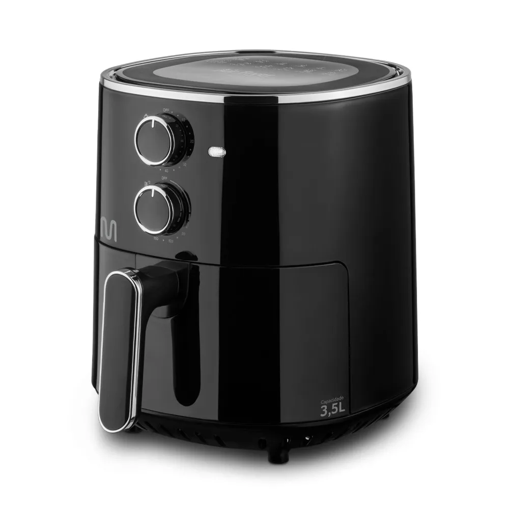 Air Fryer Electric Oil Free Fryer 3.5L 1500W 220V Black Multi - GO212