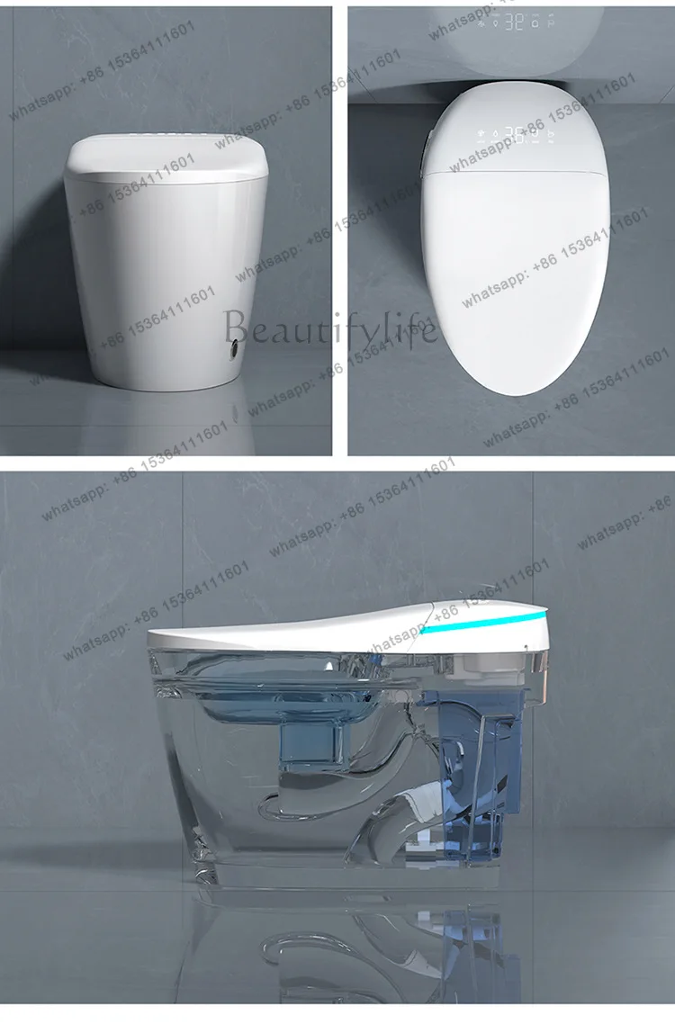 Full smart toilet household smart siphon instant heating constant temperature pumping toilet