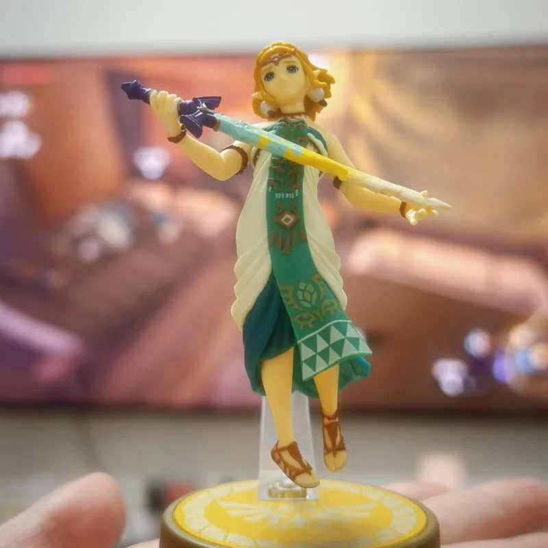 Figura de acción coleccionable de la Princesa Zelda, The Legend Of Zelda: Breath Of The Wild, Reino de Hyrule, en caja, modelo de anime, decoración de escritorio