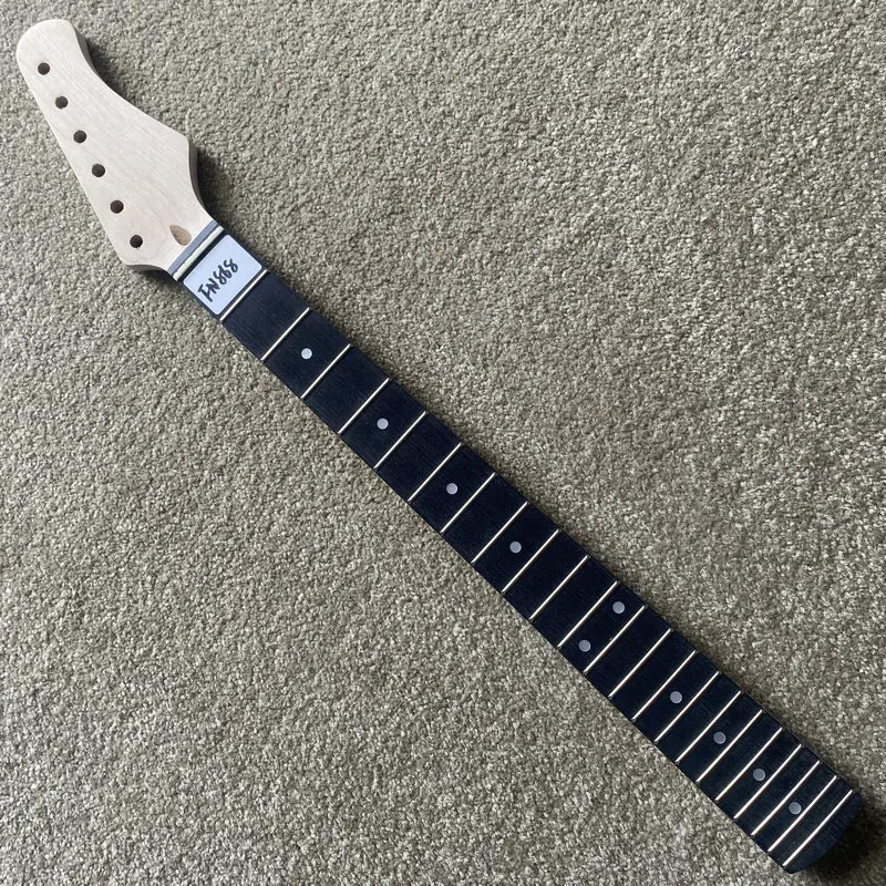 FN868 Custom Order Semi Finishing ST Guitar Neck No Logo Maple+Rosewood Personal DIY for Strato Guitar Replace