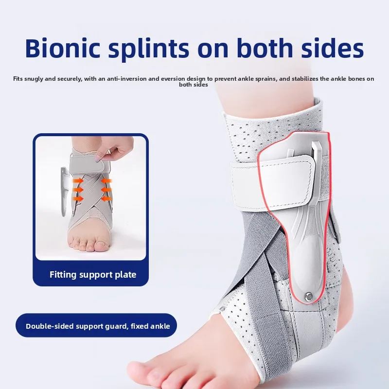 2PCS Wearable Ankle Protector Stabilizing Brace Guard Against Sprain for Post Fracture Training Fit Men and Women Daily Shoes